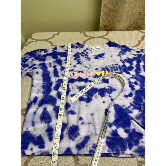 Spiritual Gangster Aloha Vibes Tie dye crew Sweater Savasana, size xl, MSRP $88 - Picture 5 of 11